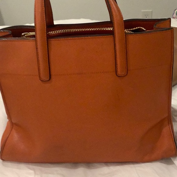 Prada tote. Worn. Light pen mark. - Picture 2 of 4